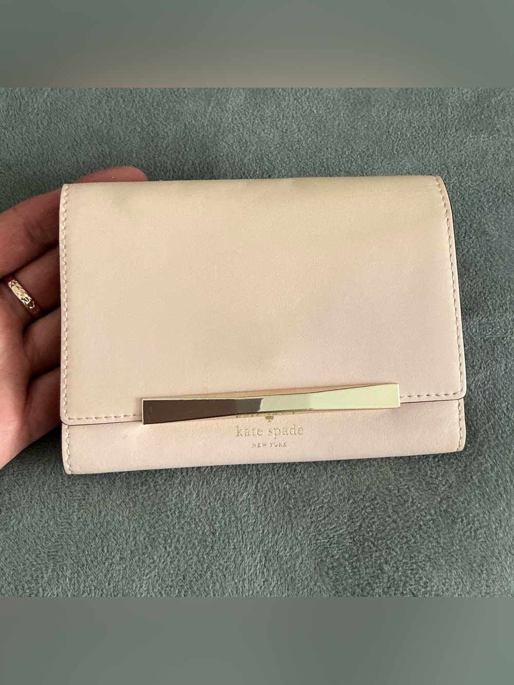 kate spade blush Pink Leather wallet 👛